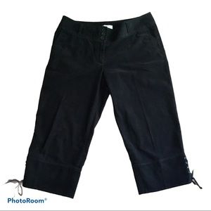 LOFT Marisa Cropped Needlecord Corduroy Pants